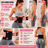 Combo de Faja con Efecto Sauna y Estimulador Muscular EMS para Glúteos.