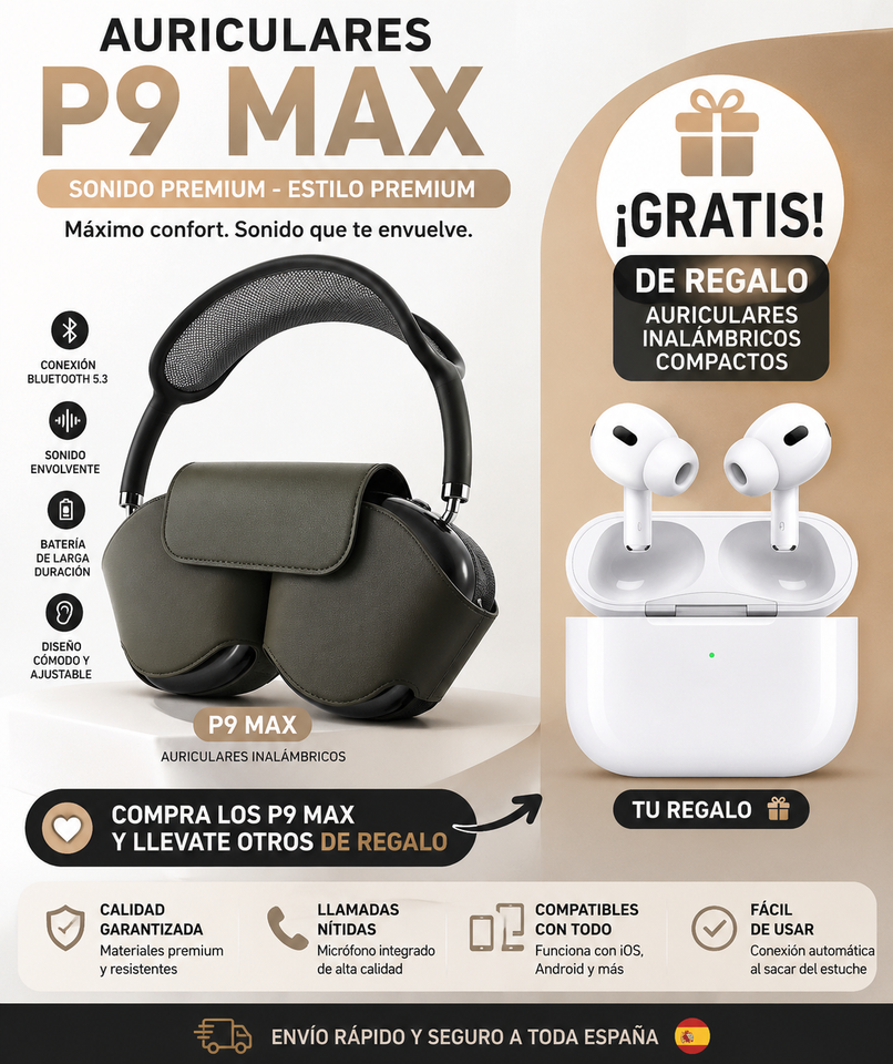Auriculares Inalámbricos P9 Max